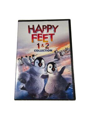 Happy Feet 1 & 2 Collection NEW SEALED DVD Movie Set PG Family Animated Penguin